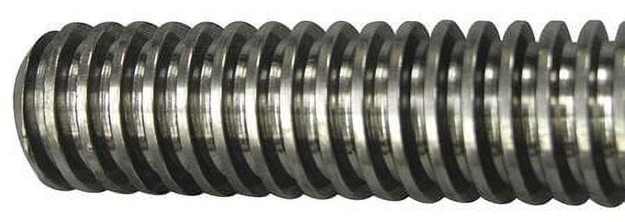 Threaded Rod, Low Carbon Steel, 3/4-6x6 ft