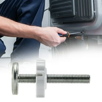 Threaded Spindle Rod Anti-slip Screw Bolts Kit Universal Gate Replacement Bolt Part Screws Rods Adapter Bolts Safety Gate Replacement Bolt Part Silver