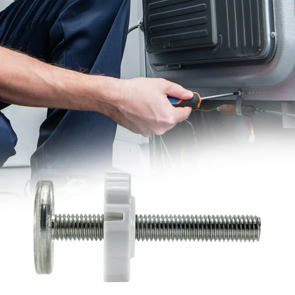 Threaded Spindle Rod Anti-slip Screw Bolts Kit Universal Gate Replacement Bolt Part Screws Rods Adapter Bolts Safety Gate Replacement Bolt Part Silver