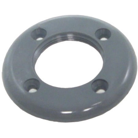 Threaded Vinyl Pool Face Plate, Gray