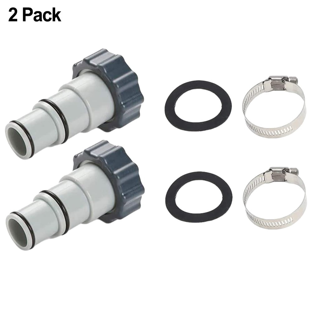Threaded to Clamp Style Hose Adapter for Intex Pool with 1.5 and 1.25