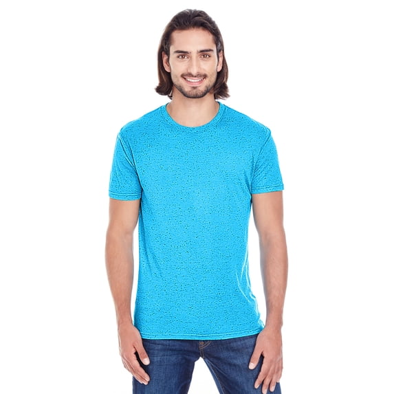 Threadfast Apparel 103A Men's Triblend Fleck Short-Sleeve T-Shirt - Turquoise Fleck - X-Large