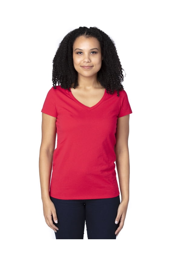 Apparel 200RV Ladies' Ultimate V-Neck T-Shirt (2 PACK)