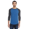 thumbnail image 1 of Threadfast Apparel 302G Unisex Triblend 3/4-Sleeve Raglan (2 PACK), 1 of 1