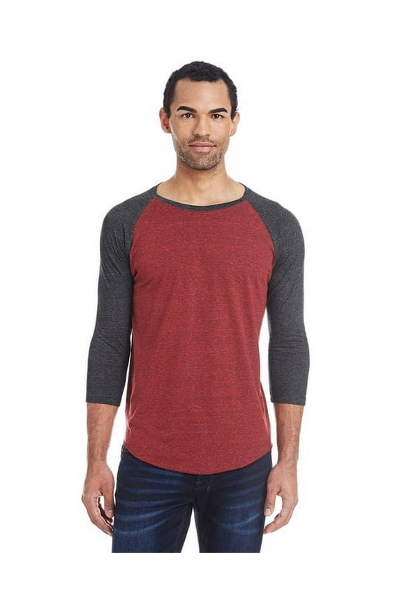 Apparel 302G Unisex Triblend 3/4-Sleeve Raglan