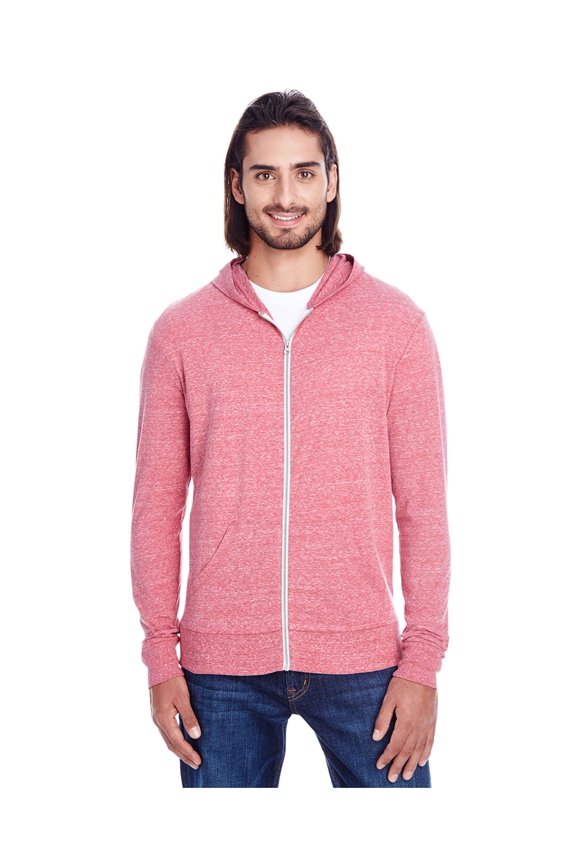 Apparel 302Z Unisex Triblend Full-Zip Light Hoodie