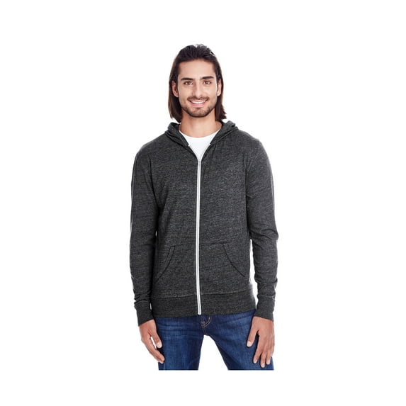 Threadfast Apparel 302Z Unisex Triblend Full-Zip Light Hoodie