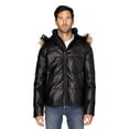 thumbnail image 1 of Threadfast Apparel 397J Unisex Vegan Leather Puffer Jacket, 1 of 3