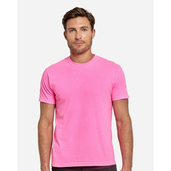 Threadfast Apparel C1200 Colors Garment-Dyed T-Shirt-Charity Pink-L