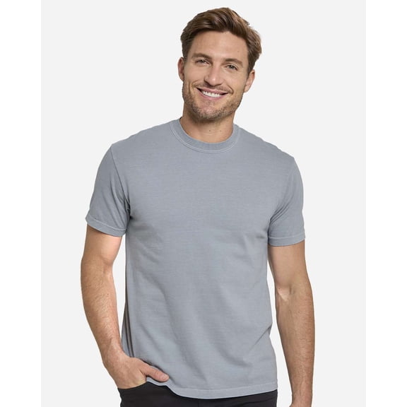 Threadfast Apparel C1200 Colors Garment-Dyed T-Shirt-Smoke-4XL