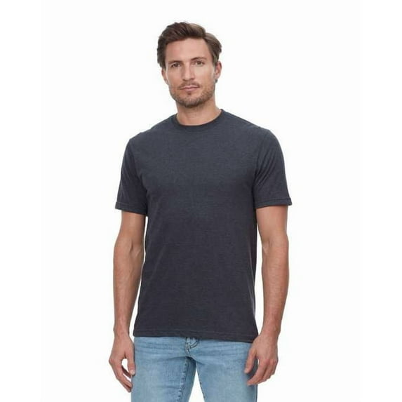 Threadfast Apparel - Epic Unisex CVC T-Shirt - T1001 - HEATHER BLACK - XS