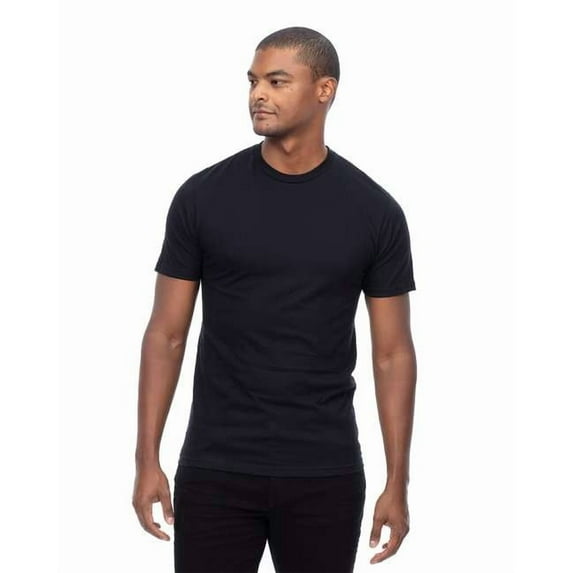 Threadfast Apparel - Epic Unisex CVC T-Shirt - T1001 - SOLID BLACK - XS