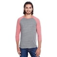 thumbnail image 1 of Threadfast Apparel Men's Triblend 3/4-Sleeve Raglan, Style 302G, 1 of 2