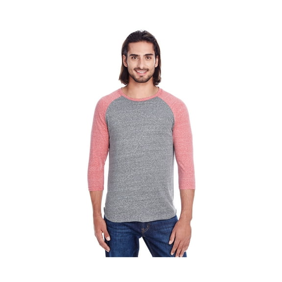 Threadfast Apparel Men's Triblend 3/4-Sleeve Raglan, Style 302G