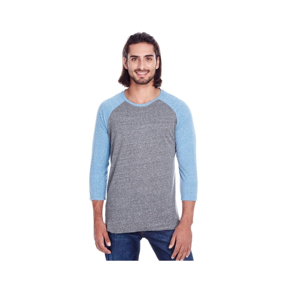 Threadfast Apparel Men's Triblend 3/4-Sleeve Raglan, Style 302G