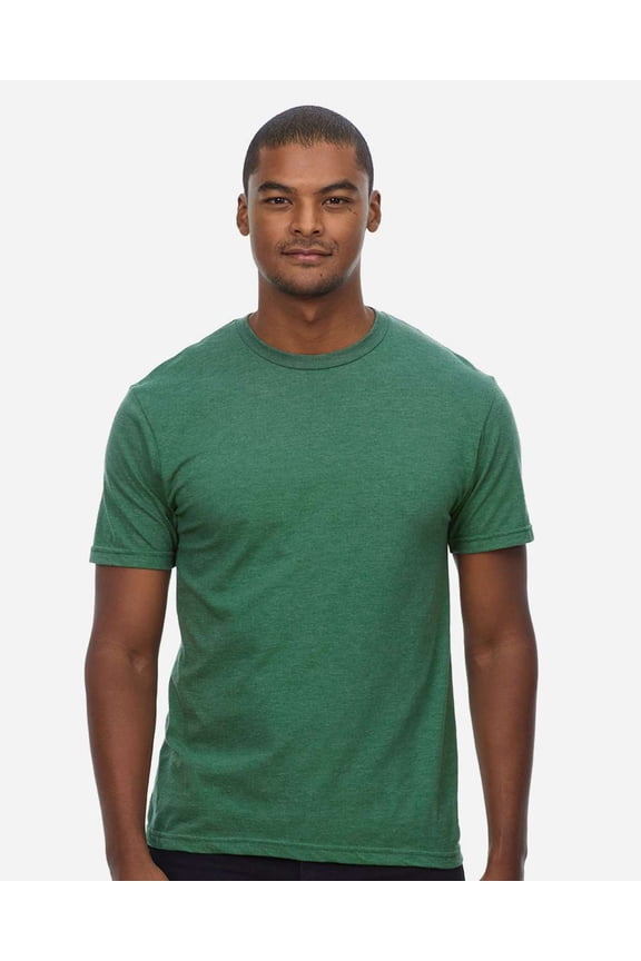Apparel T1001 Epic CVC T-Shirt-Heather Kelly Green-3XL