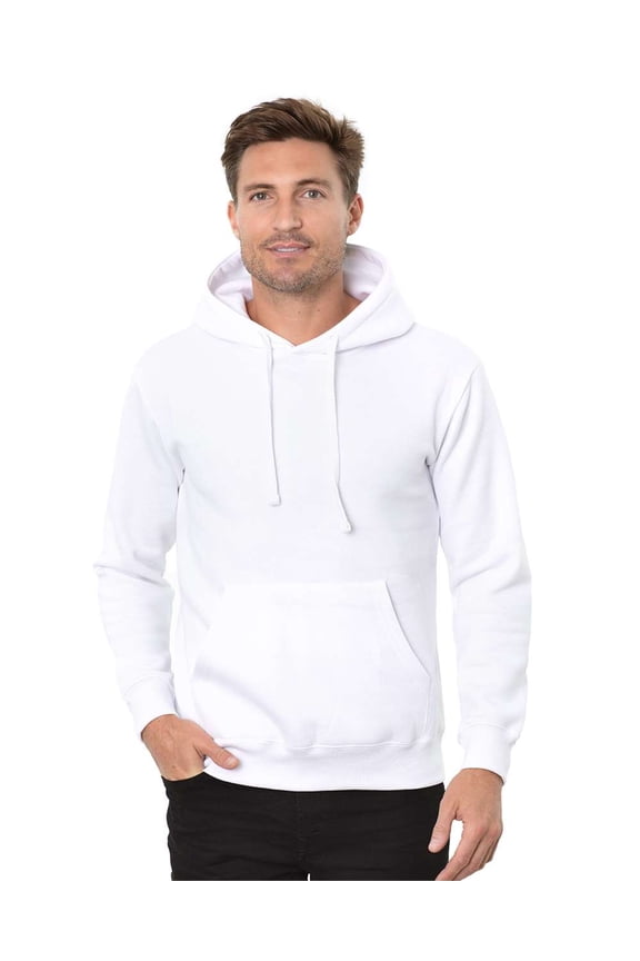 Apparel T2000 Epic Fleece Pullover Hooded Sweatshirt-White-2XL