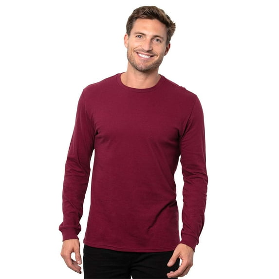 Threadfast Apparel T3000 Epic Long Sleeve T-Shirt-Maroon-3XL