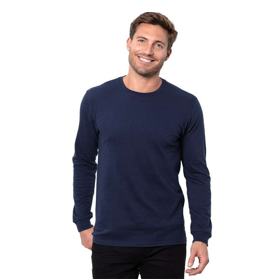 Threadfast Apparel T3000 Epic Long Sleeve T-Shirt-Navy-L