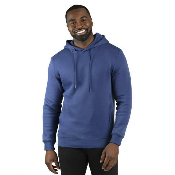 Threadfast Apparel Unisex Fleece Pullover Hooded Sweatshirt, Navy, X-Small