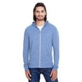 thumbnail image 1 of Threadfast Apparel Unisex Triblend Full-Zip Light Hoodie XS NAVY TRIBLEND, 1 of 2