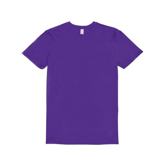 Threadfast Apparel - Unisex Ultimate CVC T-Shirt - 100A - PURPLE - L