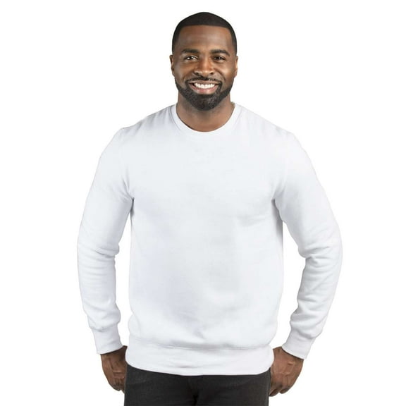 Threadfast Apparel Unisex Ultimate Crewneck Sweatshirt XL WHITE