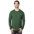 thumbnail image 1 of Threadfast Apparel Unisex Ultimate Long-Sleeve T-Shirt - FOREST GREEN - M, 1 of 3