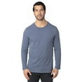 thumbnail image 1 of Threadfast Apparel Unisex Ultimate Long-Sleeve T-Shirt - NAVY HEATHER - S, 1 of 3