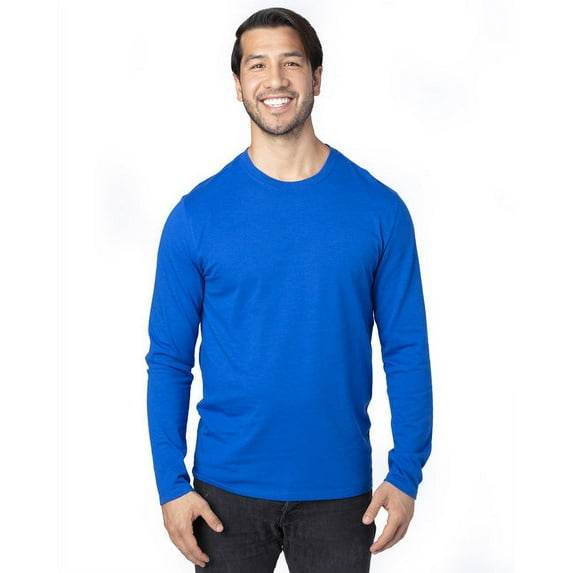 Threadfast Apparel Unisex Ultimate Long-Sleeve T-Shirt - ROYAL - S