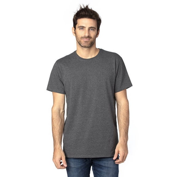 Threadfast Apparel Unisex Ultimate T-Shirt - CHARCOAL HEATHER - M