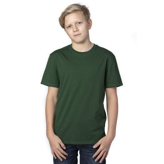 Threadfast Apparel Youth Ultimate T-Shirt - FOREST GREEN - XL