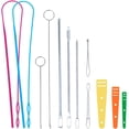 thumbnail image 1 of Threading Tool sets Steel Sewing Loop Turner Hooks Plastic Drawstring Threader Nickel Galvanizing Quick & Easy Drawstring Threader Tool, 1 of 6