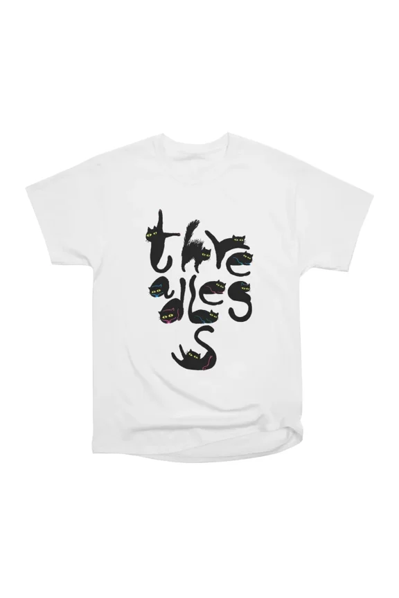 Threadless Cats T-Shirt Tee Gift For Him Merch For Her Apparel For Friend