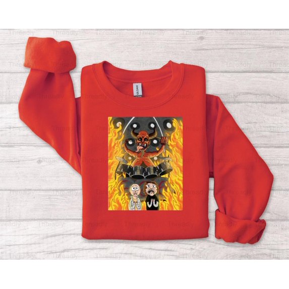 Threadly65 Cartoon Concert Tenacious D Jack Black Kyle Gass Comedy Rock Band Funny 2 T-Shirt, SW, Hoodie, for Unisex, up to size 5XL.