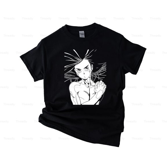 Threadly66 Classic Art Character Gunnm Mens Womens Graphic Design Style Alita Battle Angel T-Shirt, SW, Hoodie, for Unisex, up to size 5XL.