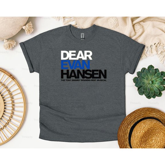 Threadly73 Evan Hansen Tour 2020 Dear Musical Graphic Design Style Broadway, Show Inspired Fan T-Shirt, SW, Hoodie, for Unisex, up to size 5XL.