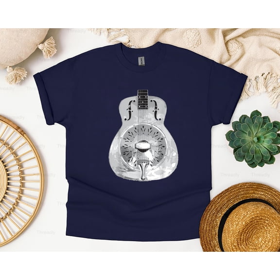 Threadly77 Guitar Dobro Resonator Graphic Design Style Music Instrument Art Blues Grass Slide T-Shirt, SW, Hoodie, for Unisex, up to size 5XL.