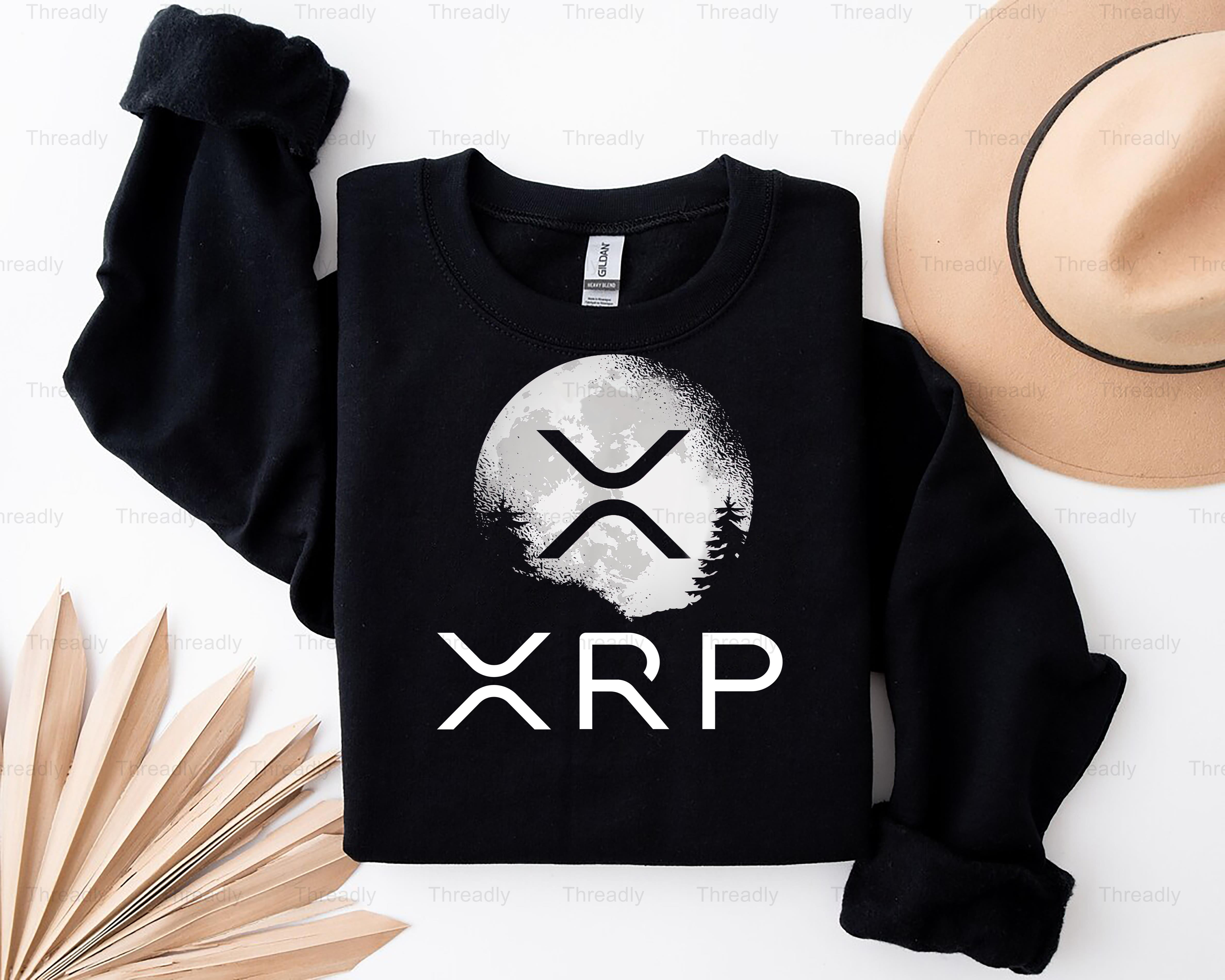 Threadly86 Ripple Coin XRP Ledger Moon Cryptocurrency Crypto Bitcoin  Finance Digital T-Shirt, SW, Hoodie, for Unisex, up to size 5XL. -  Walmart.com
