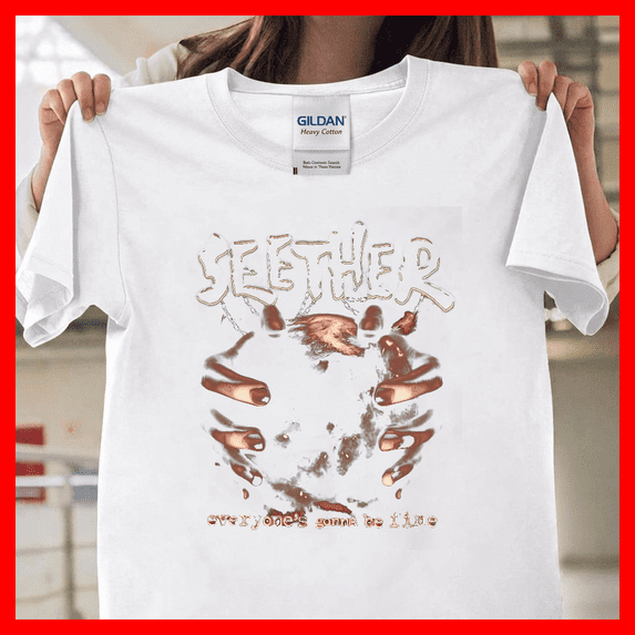 Threadly88 Seether Rock Band Gift Funny Music Concert Fan Post-Grunge Alternative G24097, Unisex Cotton T-Shirt Sizes S-5XL