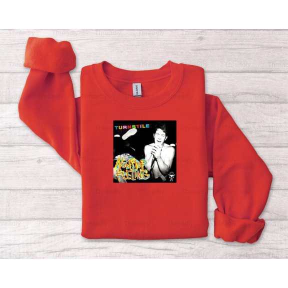 Threadly91 Turnstile Hardcore Punk Rock Band Music Glow On Album Cover Art Graphic T-Shirt, SW, Hoodie, for Unisex, up to size 5XL.