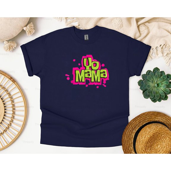 Threadly93 Yo Mama Funny Hip Hop Rap Joke Battle 90s Insult Humor Old School Quote T-Shirt, SW, Hoodie, for Unisex, up to size 5XL.