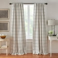 L Thread Rod Insert Threadmade Brighton Rod Pocket Back Tab Window Curtain Panel, Mineral ...