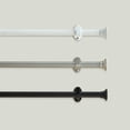 thumbnail image 1 of Threadmade Shaker Curtain Rod, Pewter - 32"W x 142"L, 1 of 6