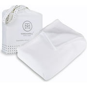 Threadmill Home Linen Cotton Herringbone Fall Thermal Blanket, Twin Size Bed, 350GSM, 68x92, White