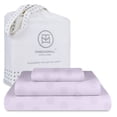 thumbnail image 1 of Threadmill Home Linen Cotton Sheets for King Size Bed, 300 Thread Count, for Adult, 4 Pieces, Lilac, 1 of 6