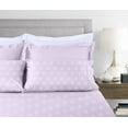 thumbnail image 1 of Threadmill Home Linen Cotton Twin XL Size Bed Sheet Set, Damask Jacquard Sateen, 3 Pieces, Beige, 1 of 5
