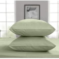 thumbnail image 1 of Threadmill Home Linen King Size Pillow Cases Set of 2-100% Pure Cotton 300 Thread Count, Sage Green, 1 of 5