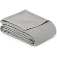 thumbnail image 1 of Threadmill Home Linen Luxury 100% Cotton Blankets for King Size bed, All-Season Cozy, Aster Jacquard Soft & Lightweight Coverlet fits California King Size Bed, 104x92", Scottish Grey, 1 of 10