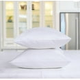 thumbnail image 1 of Threadmill Home Linen Pillowcases Set of 2, 100% Cotton 300 TC Sateen, Hotel White, Standard Size, 1 of 6